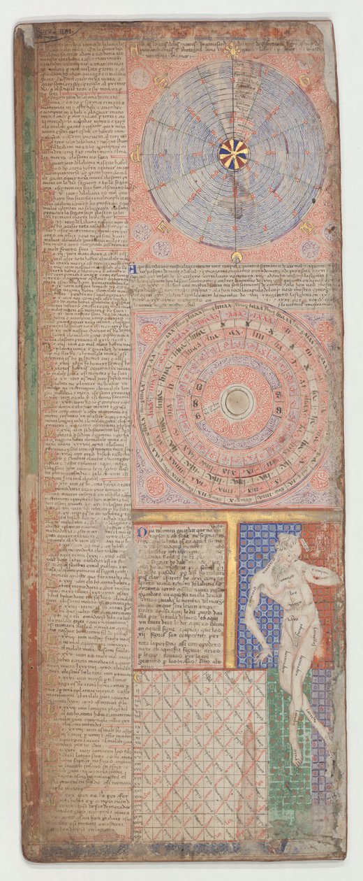 Atlas kataloński, arkusz 1, 1375 autorstwa Abraham Cresques