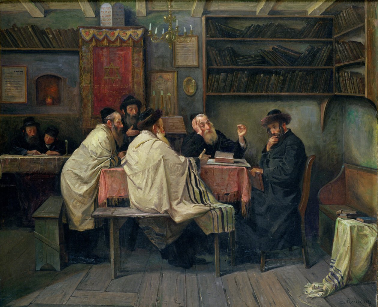 Talmudyści, 1927 autorstwa Abraham H. A. Messer