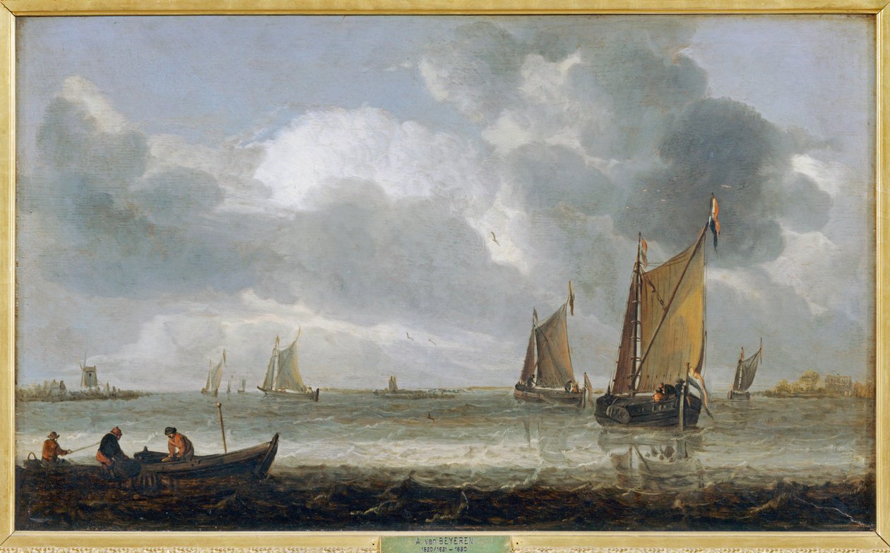 Srebrna marynarka ... autorstwa Abraham Hendricksz van Beyeren