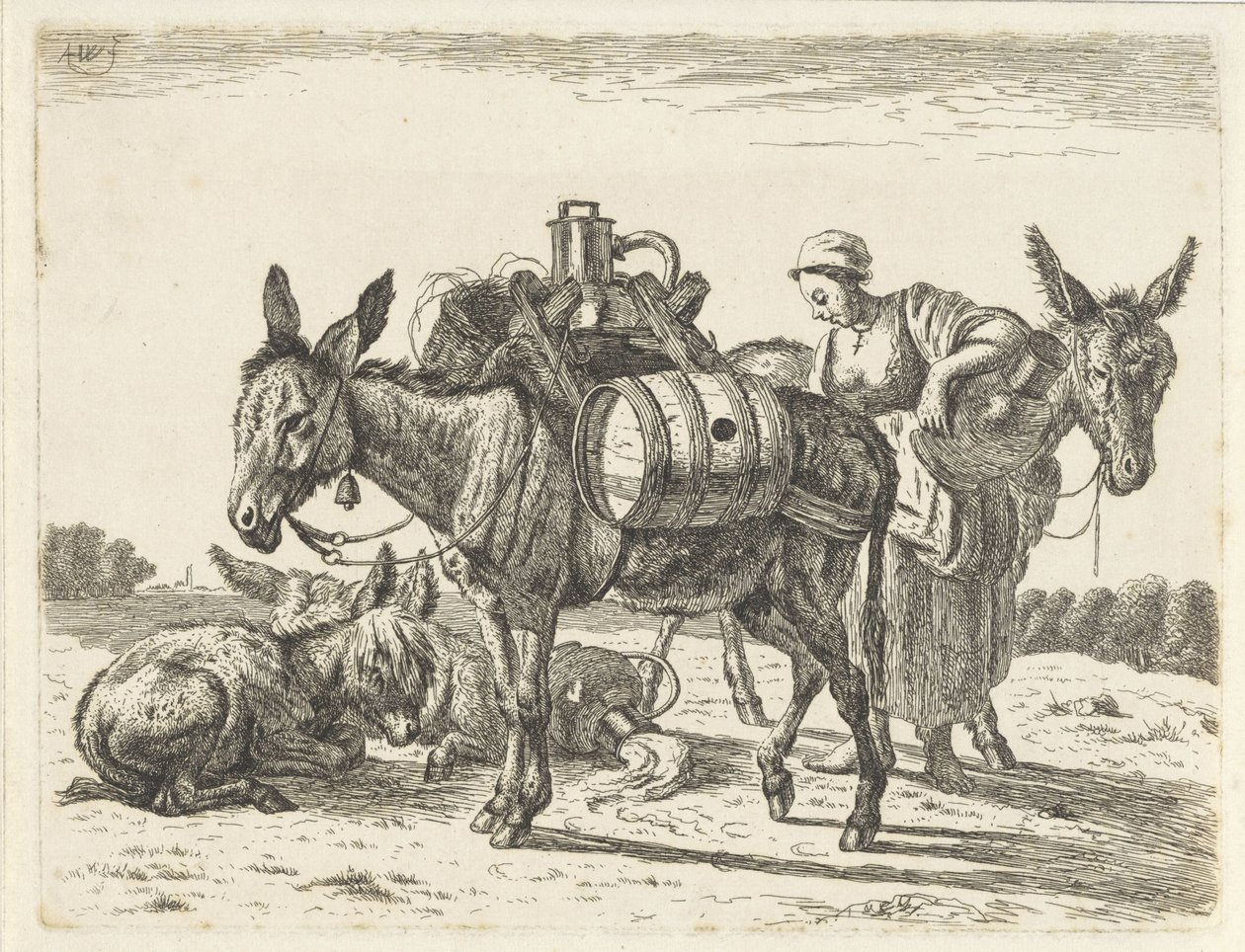 Pakezel autorstwa Abraham Hendrik Winter