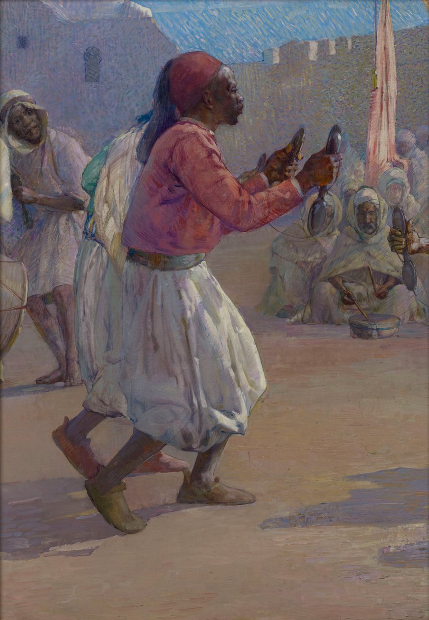 Fragment Czarnego tańca autorstwa Abraham Hermanjat
