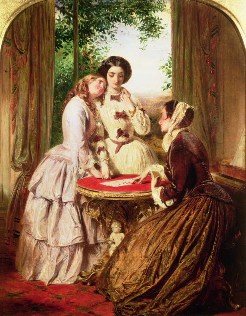 Wątpliwa fortuna (olej na panelu) autorstwa Abraham Solomon