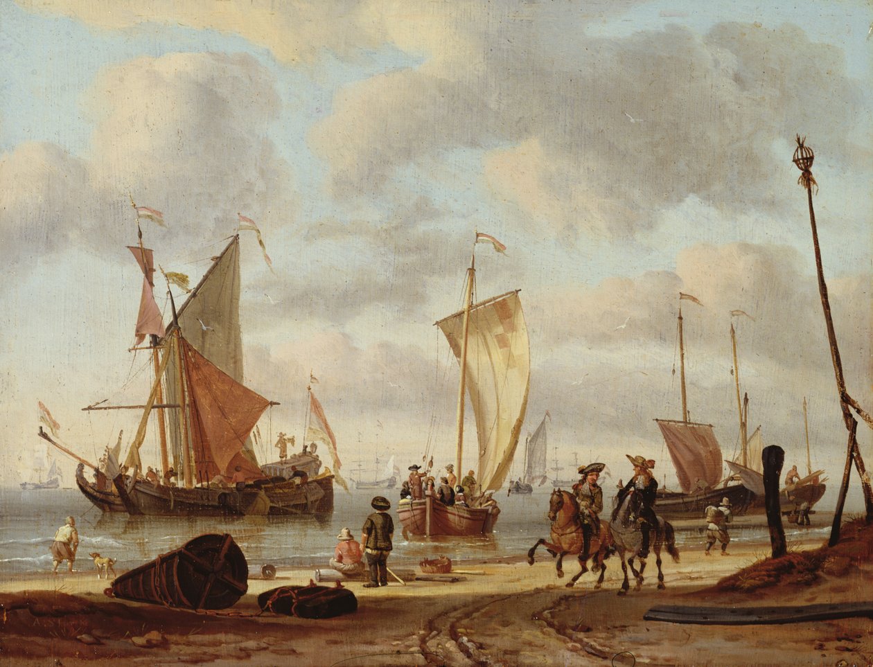 Wysyłka w Anchor autorstwa Abraham Storck