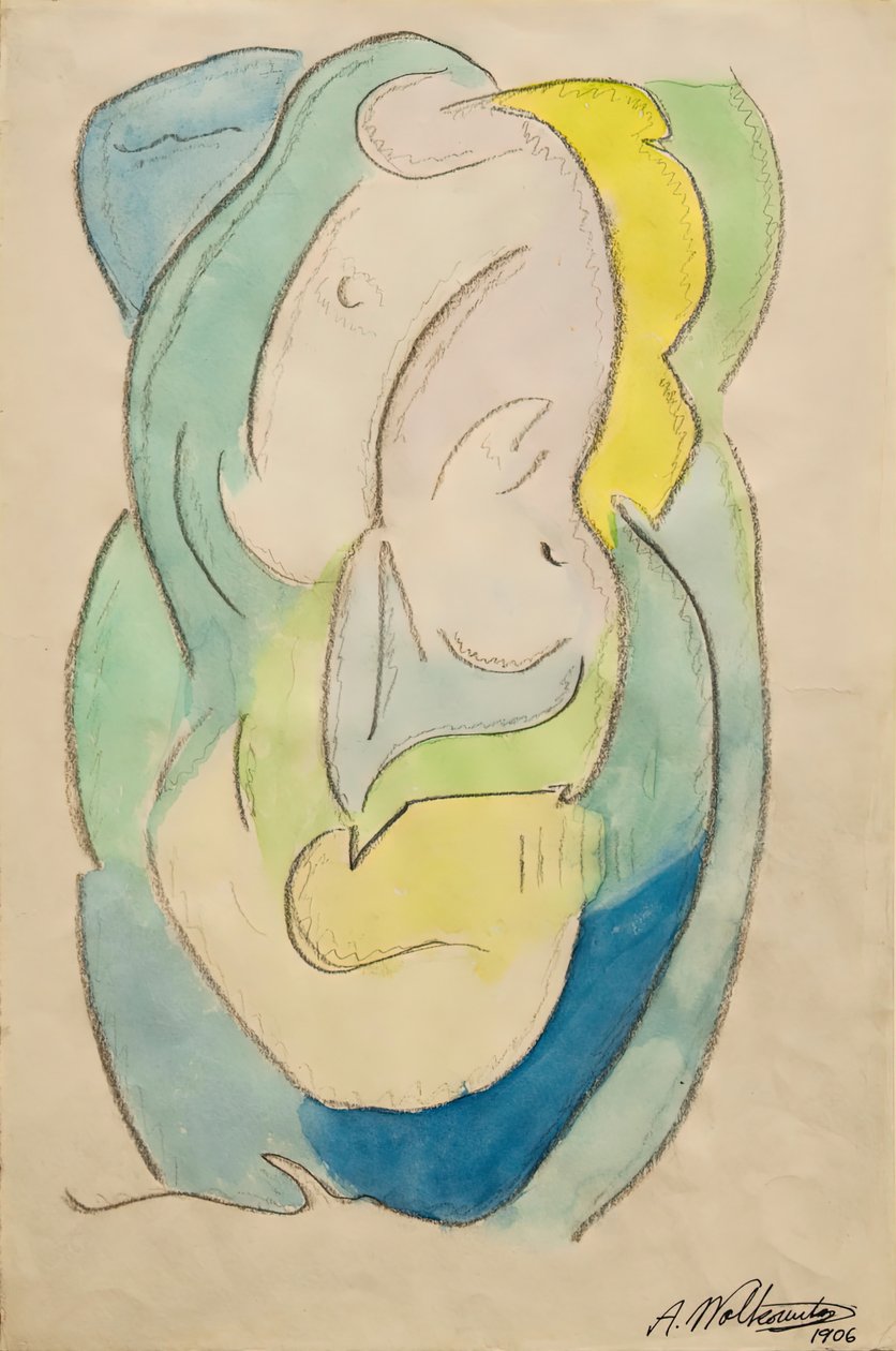 Abstrakcja, 1906. autorstwa Abraham Walkowitz