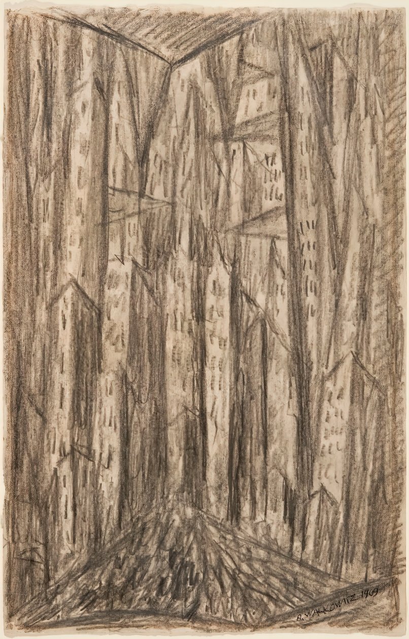 Miasto, 1909. autorstwa Abraham Walkowitz