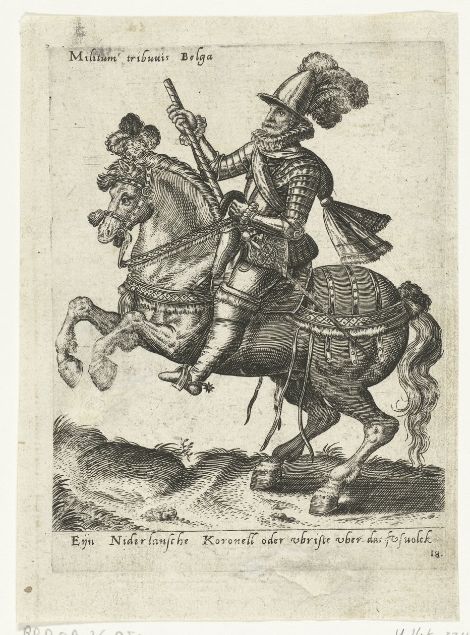 Dowódca holenderskiego jeźdźca autorstwa Abraham de Bruyn (attributed to)