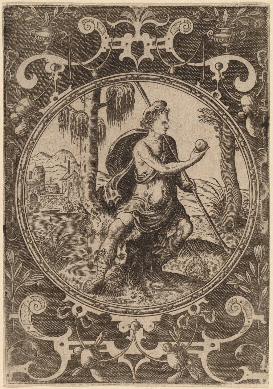 Paryż z jabłkiem autorstwa Abraham de Bruyn