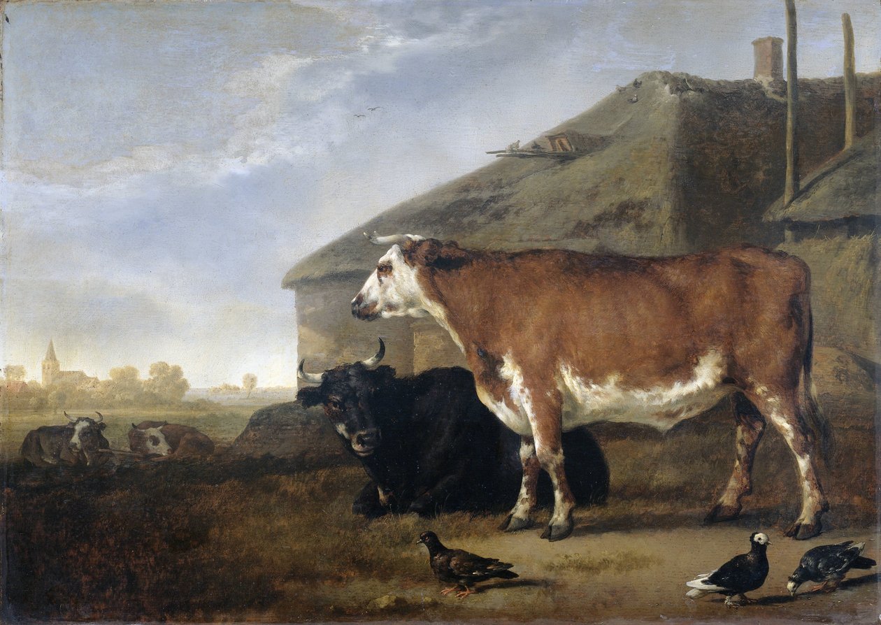 Bydło autorstwa Abraham van Calraet