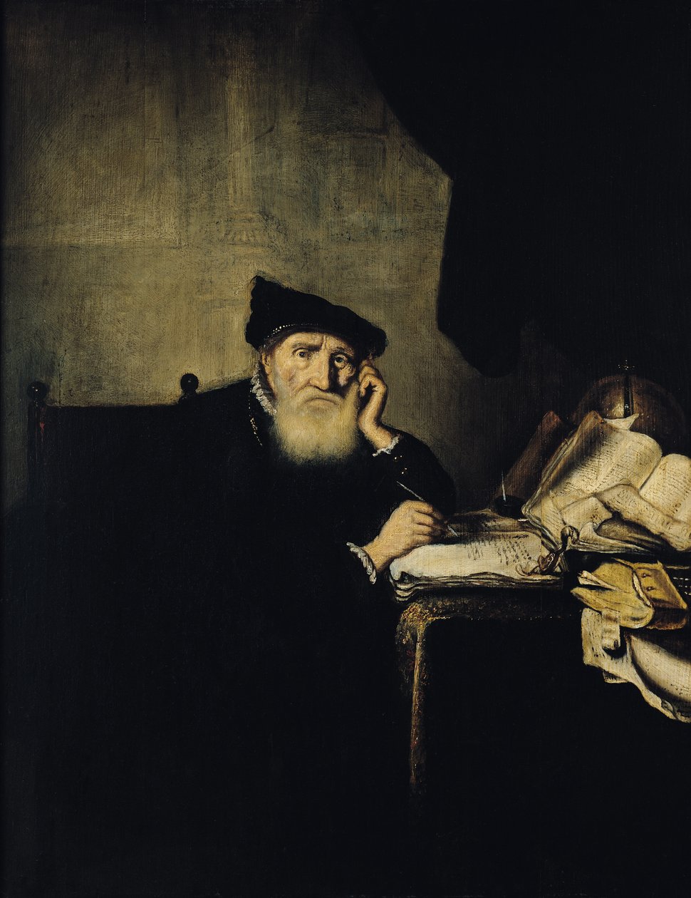 Filozof w swoim gabinecie autorstwa Abraham van den Hecken