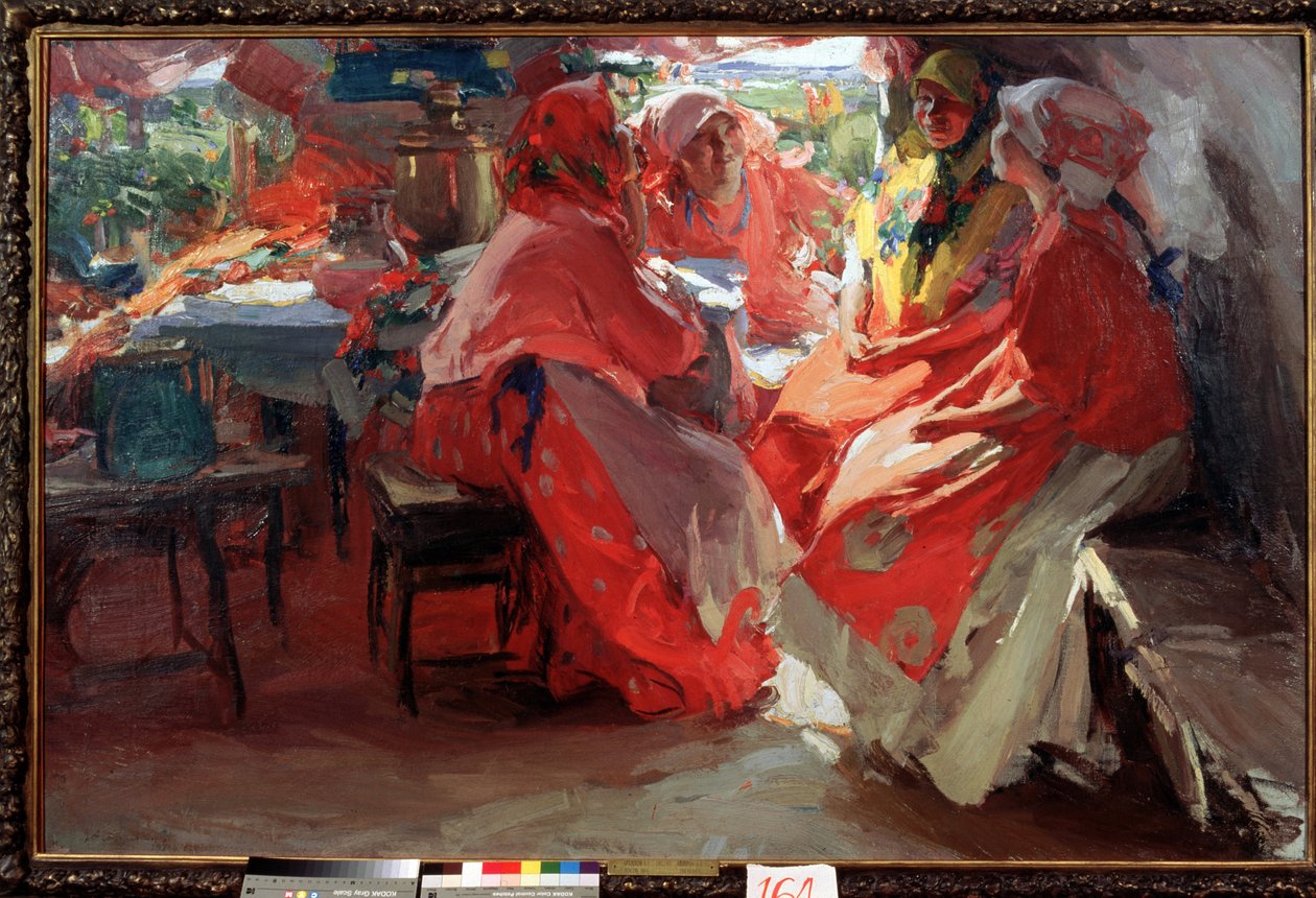 Odwiedzający autorstwa Abram Efimovich Arkhipov
