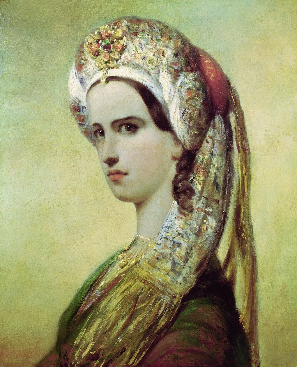 Portret Rachel (1821-58) autorstwa Achille Devéria