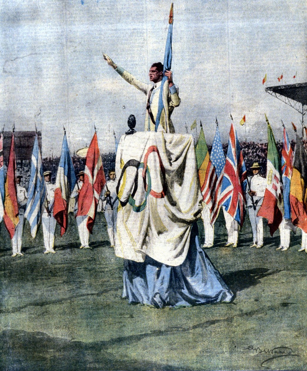 Nieznany obraz autorstwa Achille Beltrame