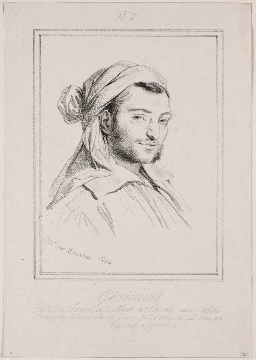 Teodor Gericault autorstwa Achille Devéria