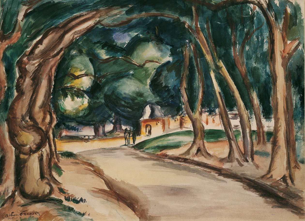 Parkway, fowizm. autorstwa Achille Emile Othon Friesz