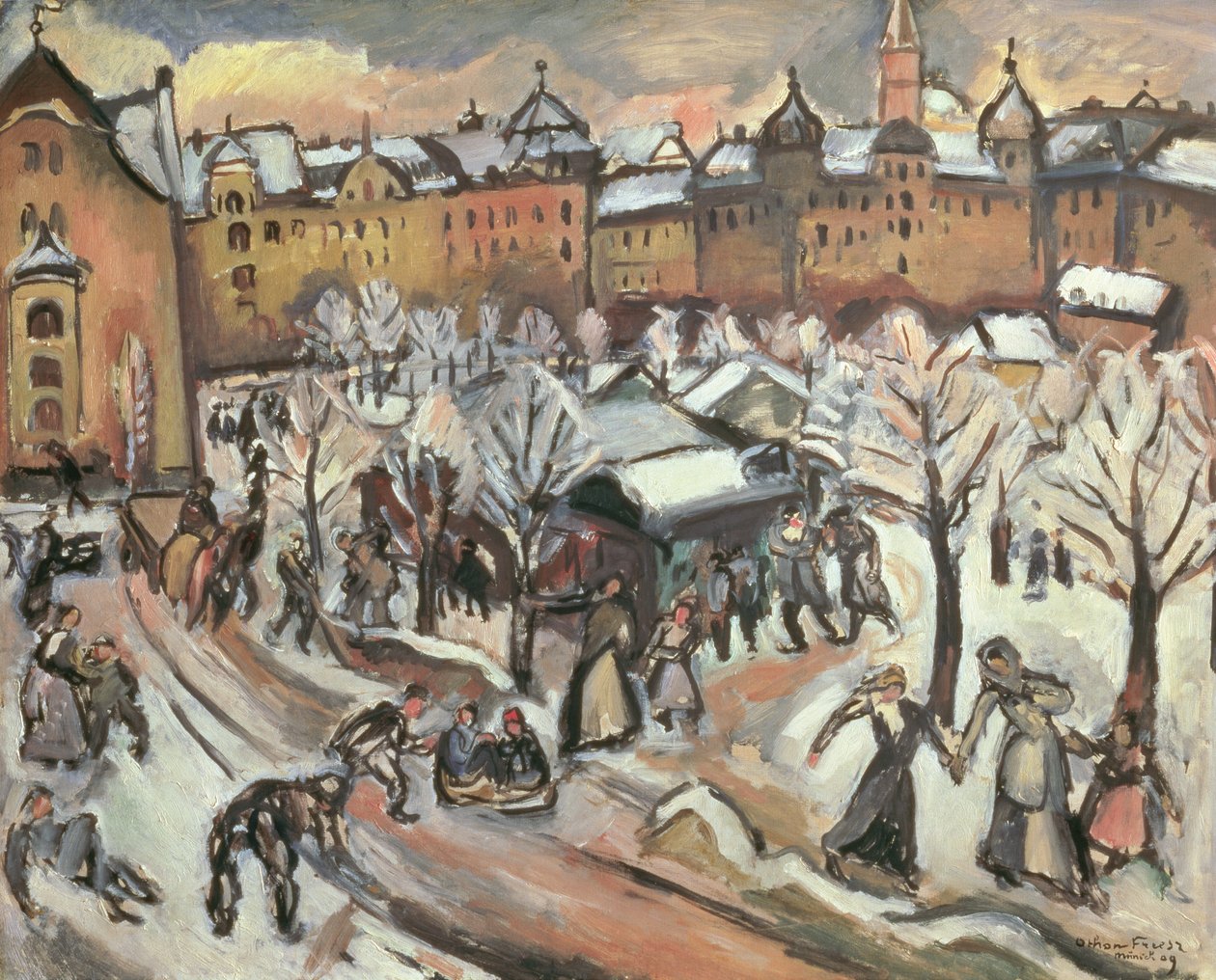 Śnieg w Monachium autorstwa Achille Emile Othon Friesz