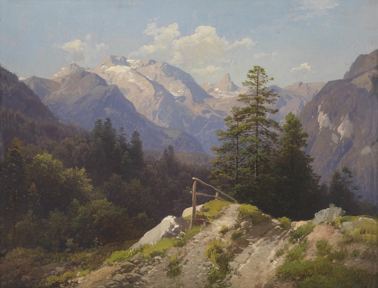 Prof. Waagen the ... Tauern z Berchtesgaden autorstwa Adalbert Waagen