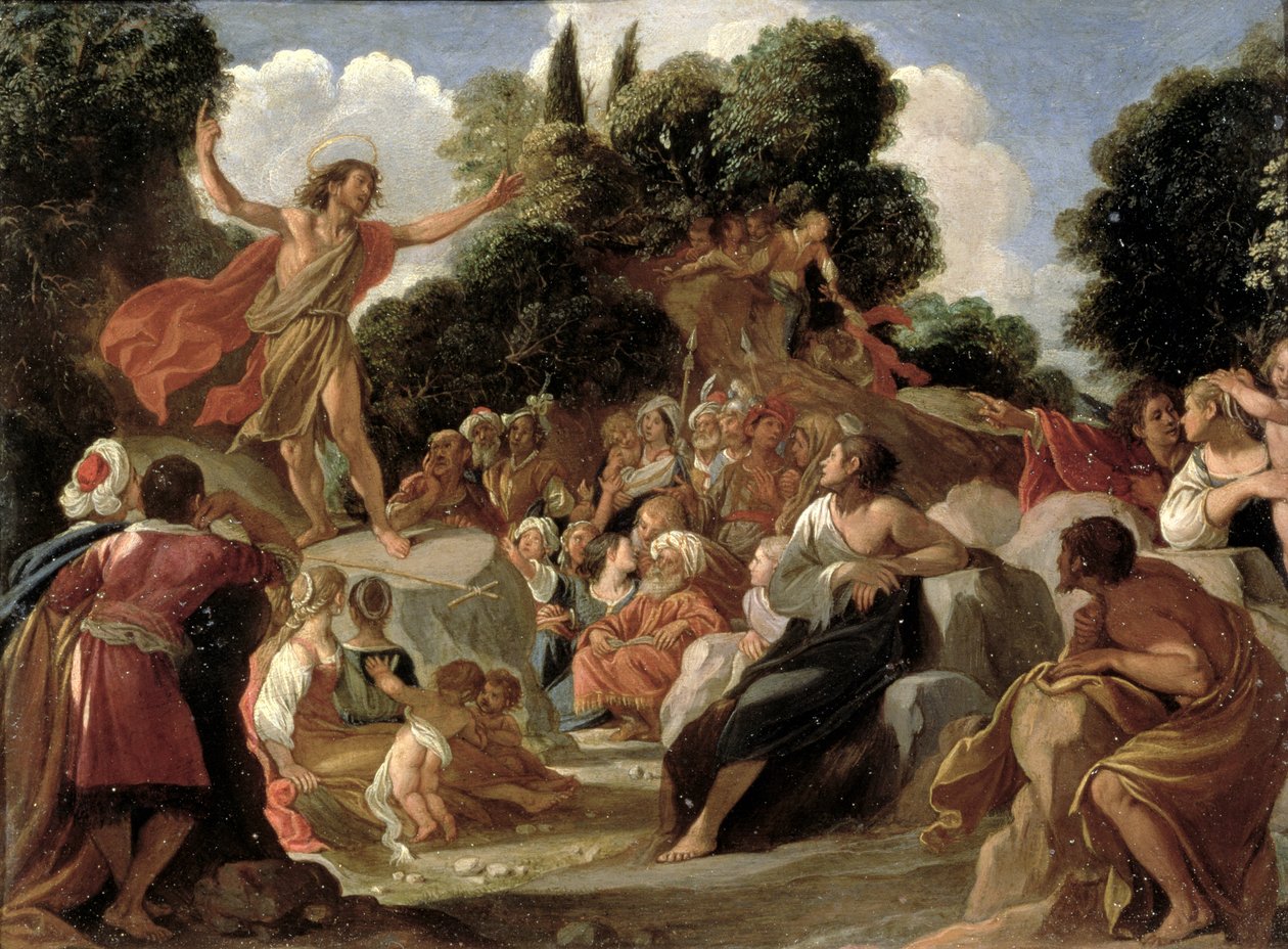 Jan Chrzciciel Kaznodzieja (panel) autorstwa Adam Elsheimer