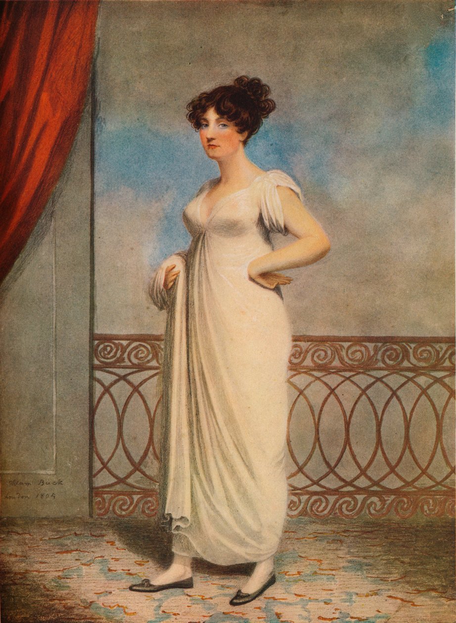 Portret damy, 1804 autorstwa Adam Buck