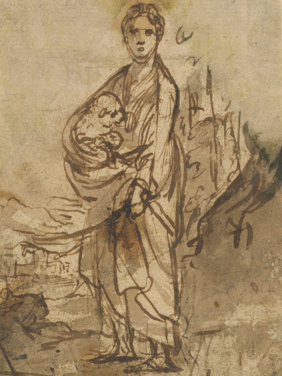 Święta Agnieszka autorstwa Adam Elsheimer