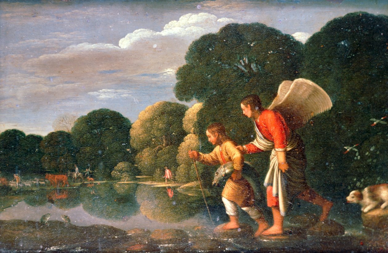Tobiasz i Anioł, 1578-1610 autorstwa Adam Elsheimer