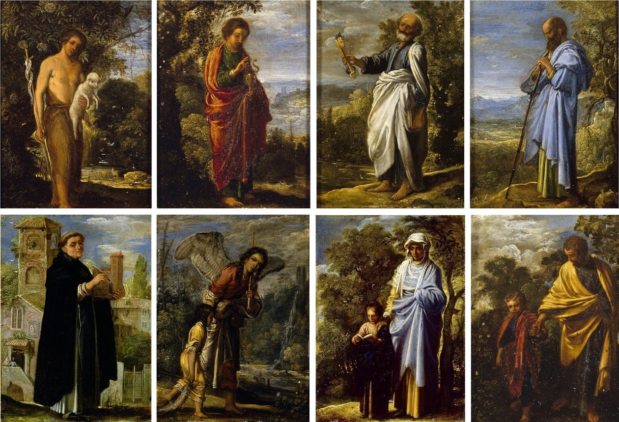 zestaw małych scen religijnych autorstwa Adam Elsheimer
