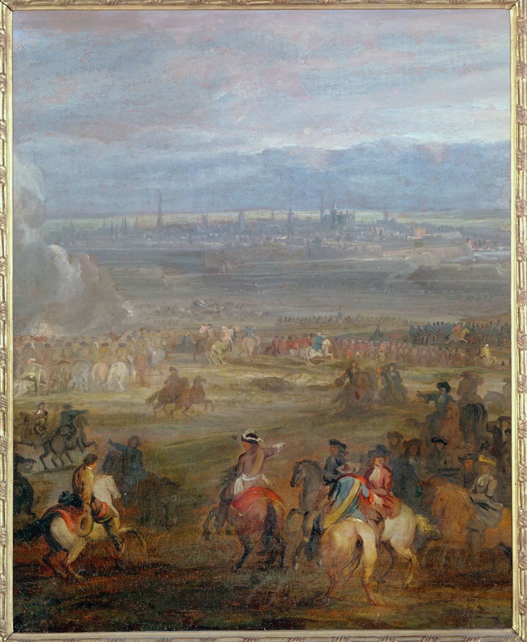 Oblężenie Valenciennes ... autorstwa Adam Frans van der Meulen