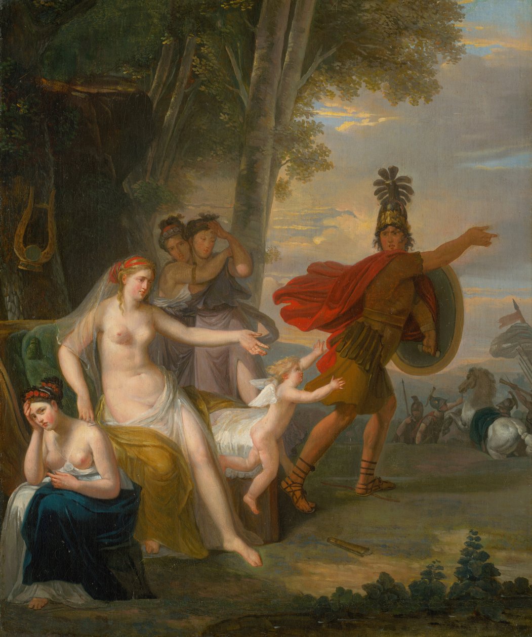 Pożegnanie Hektorów z Andromachą, 1760. autorstwa Adam Friedrich Oeser