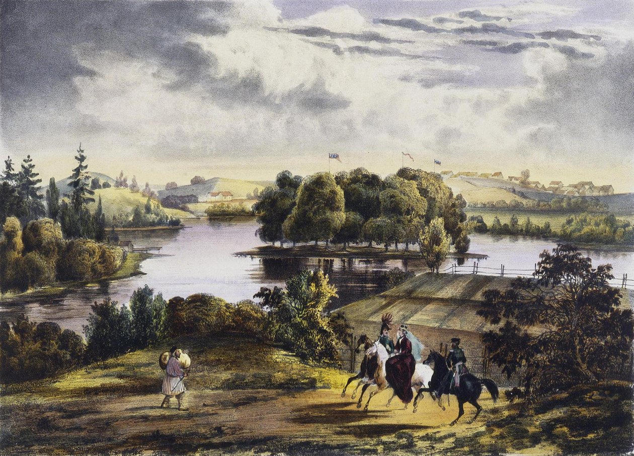 Widok Izhory, 1833 autorstwa Adam Tirpeune