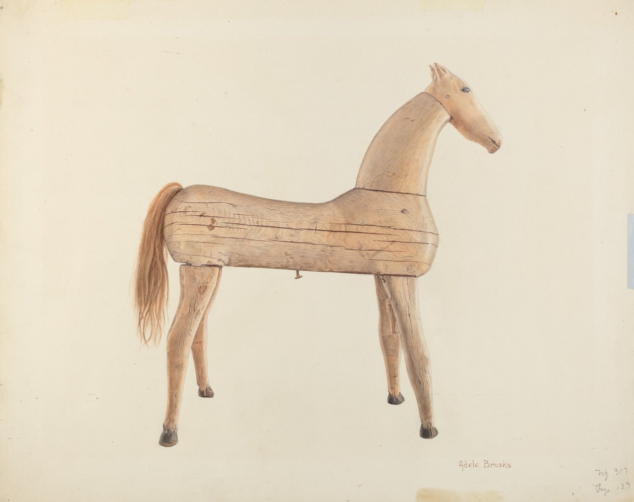 Hobby: konie autorstwa Adele Brooks