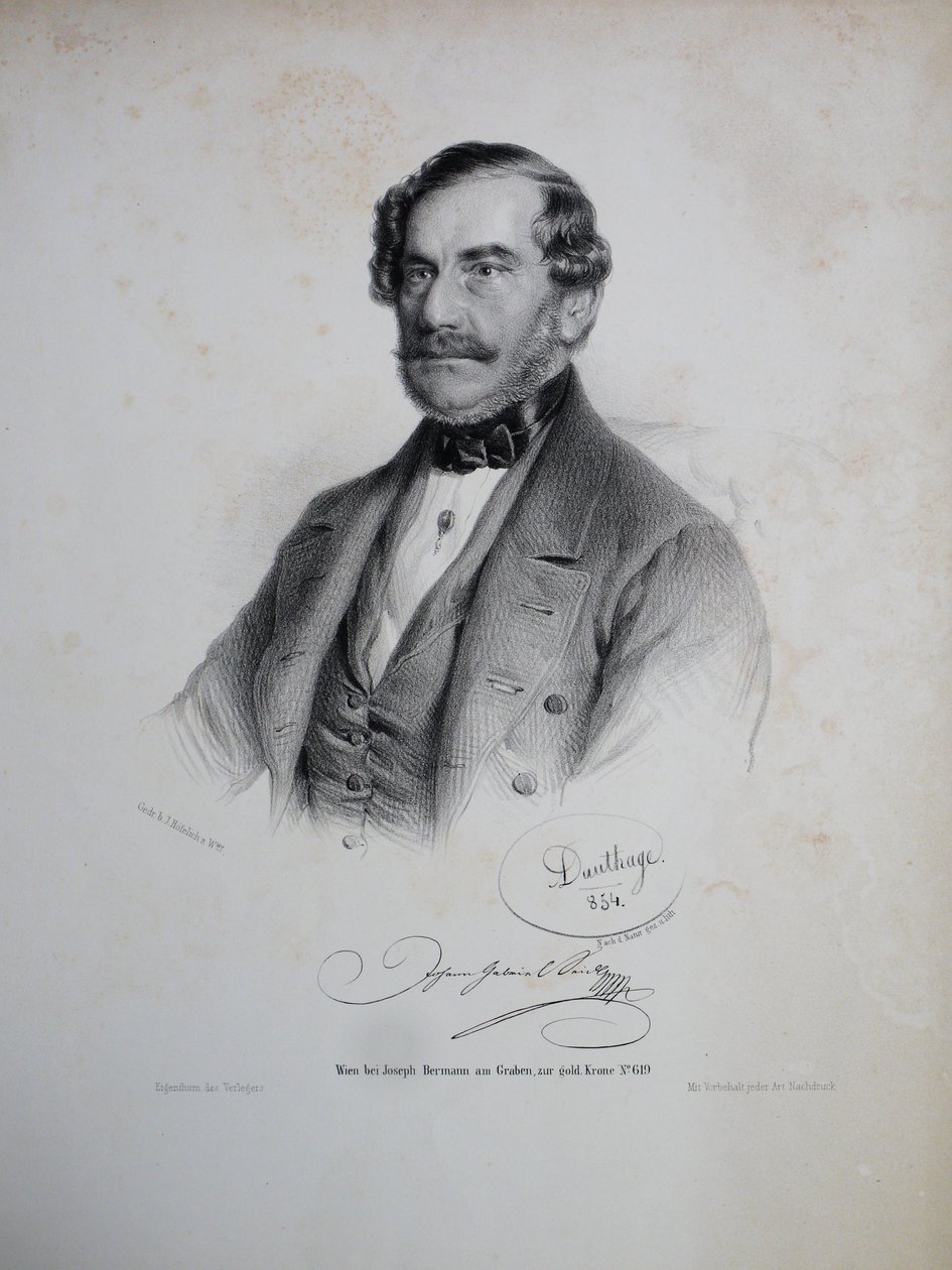 Johann Gabriel Seidl (1804-1875) autorstwa Adolf Dauthage