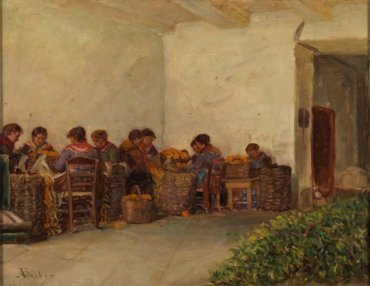 Wiejskie kobiety autorstwa Adolf von Becker