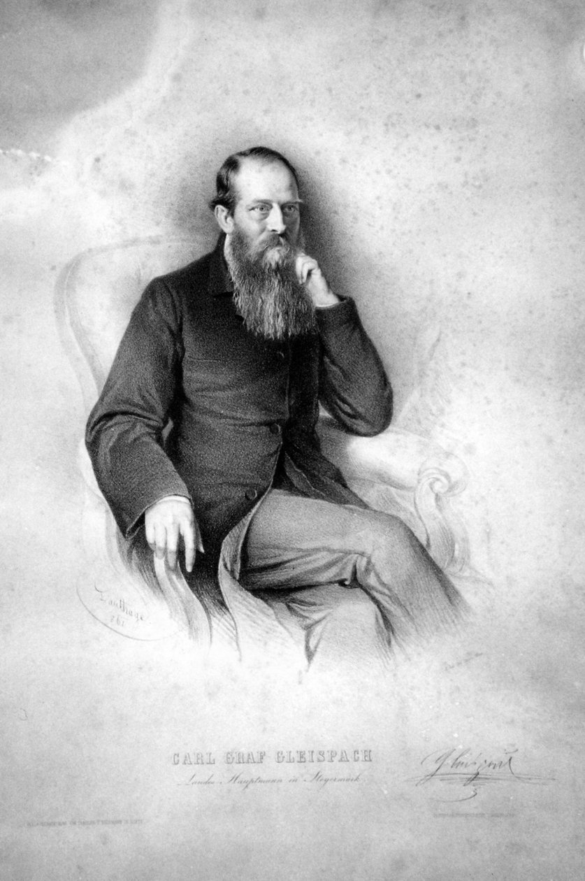 Karl Josef von Gleispach autorstwa Adolf Dauthage