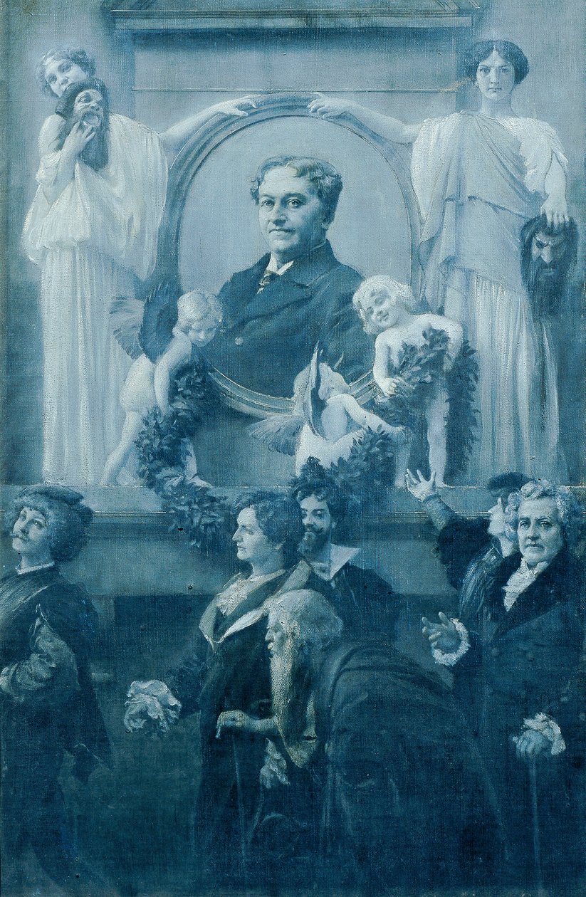 Aktor dworski Ernst Hartmann autorstwa Adolf Hiremy Hirschl
