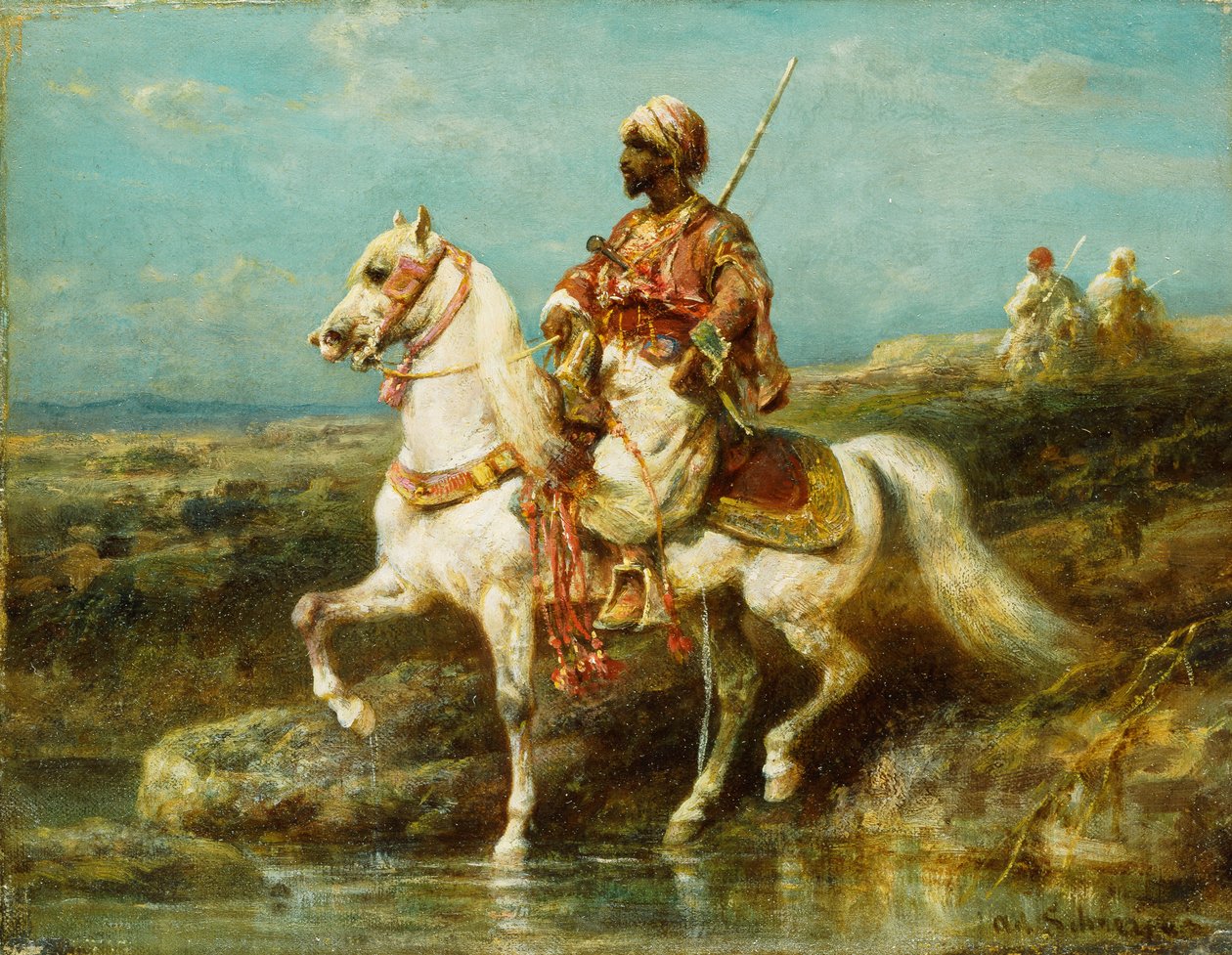 Arabski Jeździec, autorstwa Adolf Schreyer