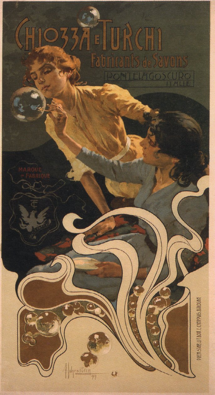 Chiozza i Turchi, 1899 autorstwa Adolfo Hohenstein