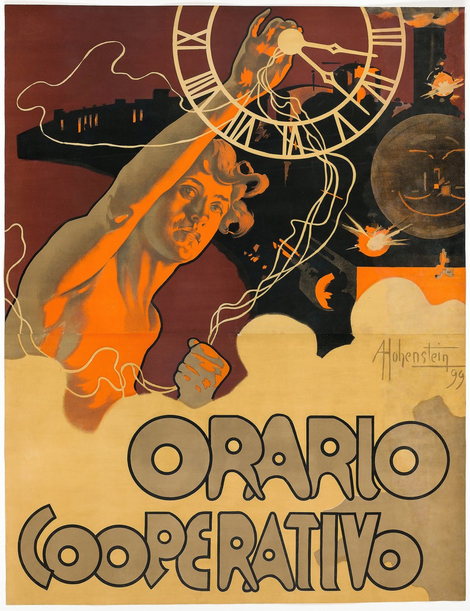 Godziny spółdzielcze, 1899. autorstwa Adolfo Hohenstein