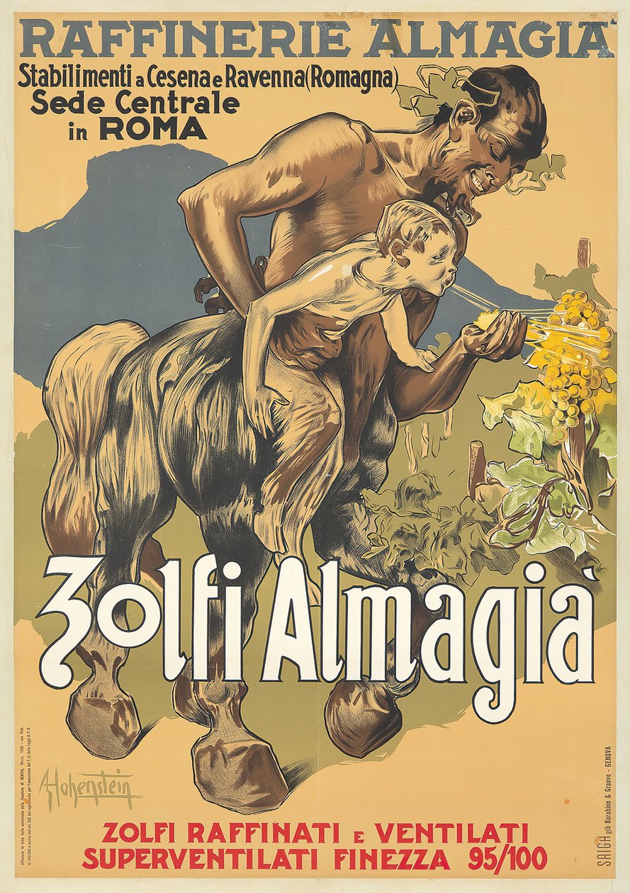 Zolfi Almagia. autorstwa Adolfo Hohenstein