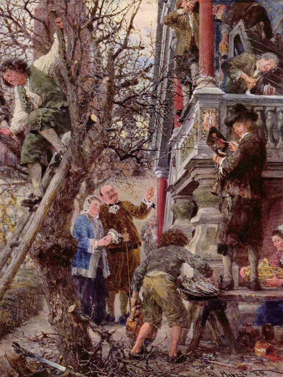 Posiadanie Błogosławionego autorstwa Adolph Menzel