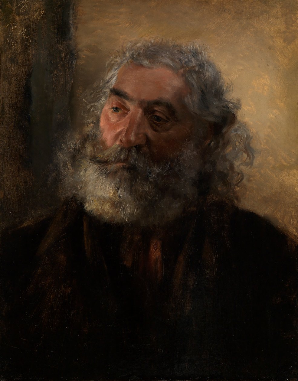 Studium głowy autorstwa Adolph Menzel