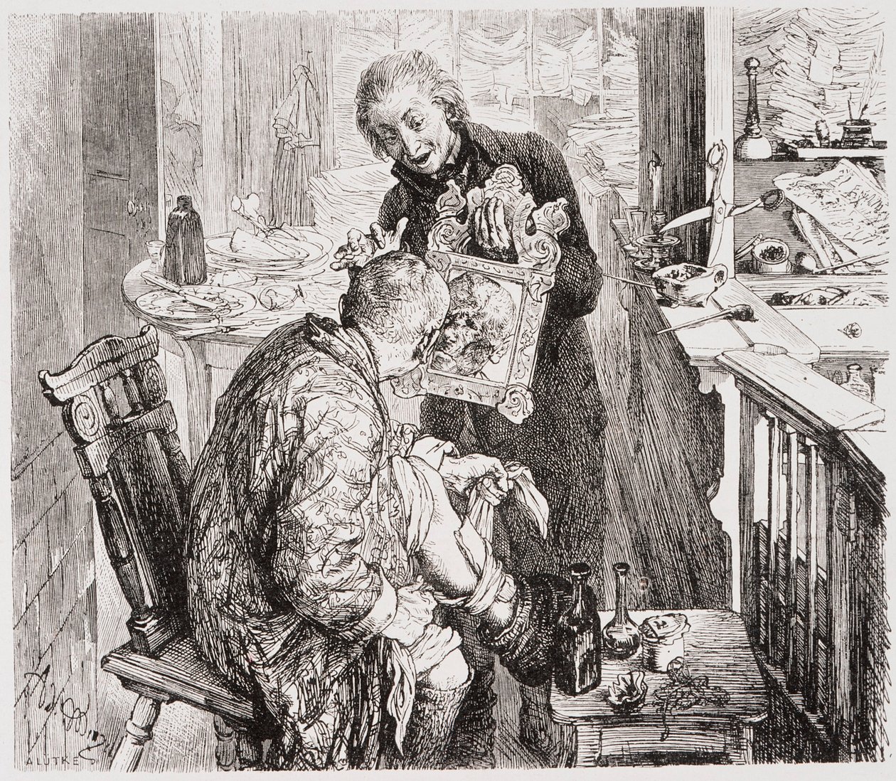 Zepsuty dzban autorstwa Adolph Menzel