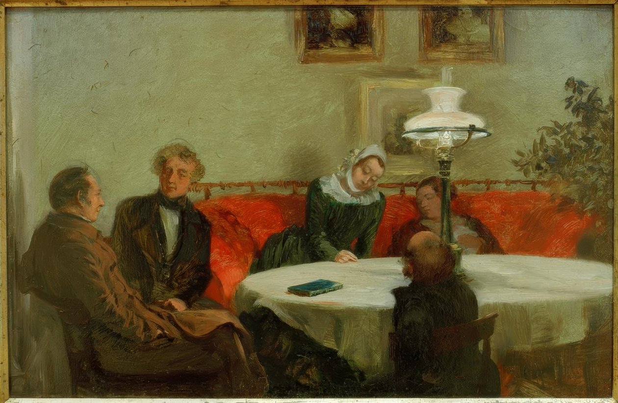 Wieczorna impreza autorstwa Adolph Menzel