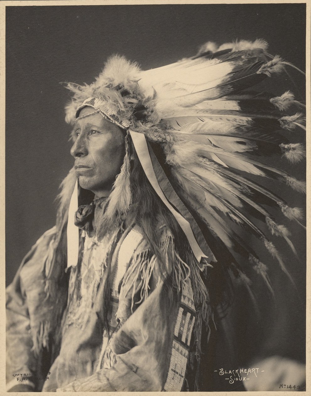 Blackheart, Sioux autorstwa Adolph F. Muhr
