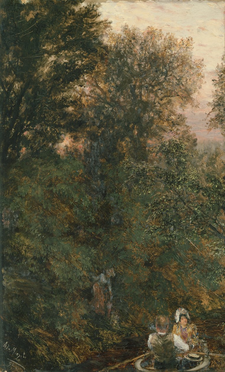 Rejs statkiem, 1892 autorstwa Adolph Menzel