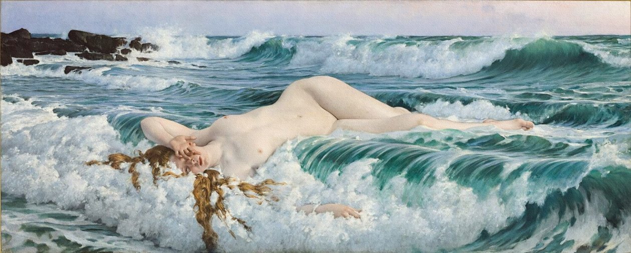 Afrodyta, ok.1893 autorstwa Adolf Hiremy Hirschl