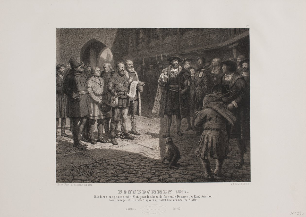Niewolnicy 1517 autorstwa Johan Adolph Kittendorff