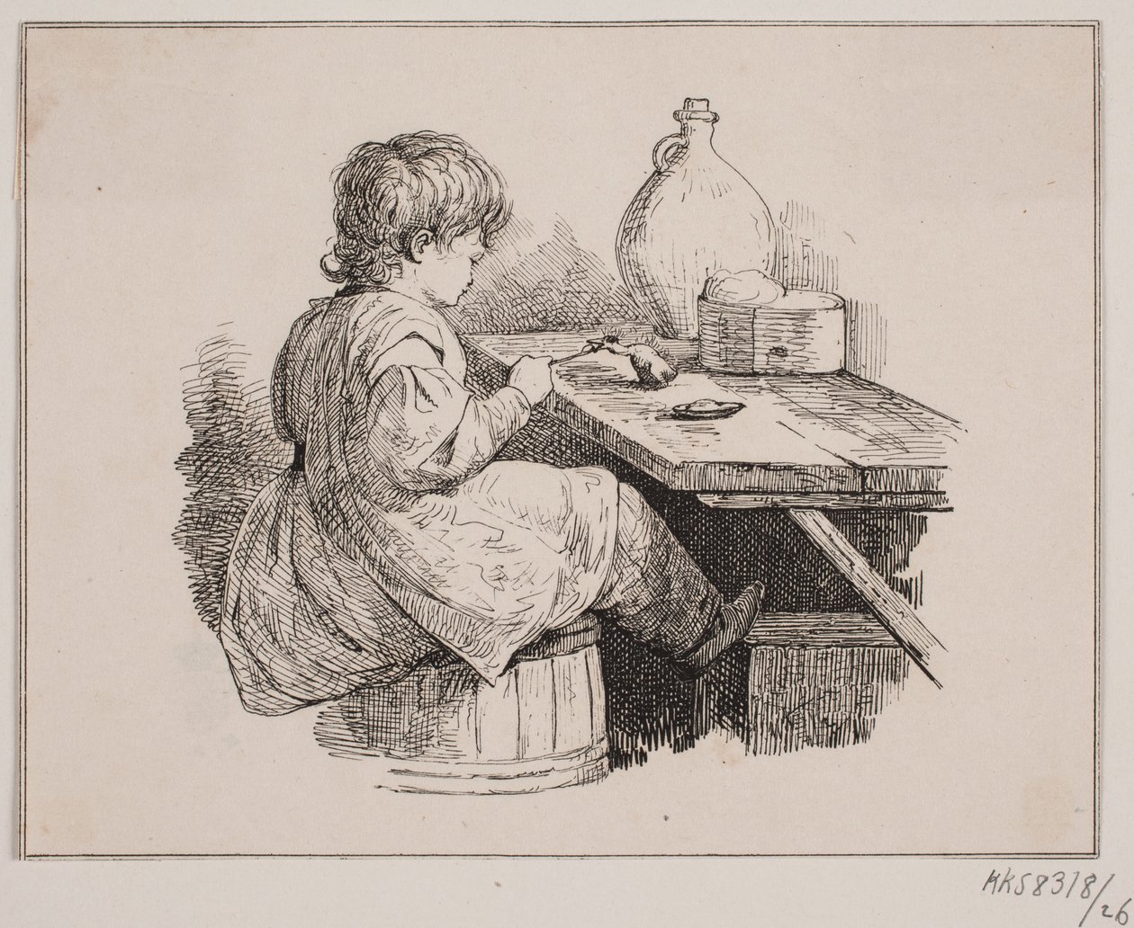 Wróbel autorstwa Johan Adolph Kittendorff