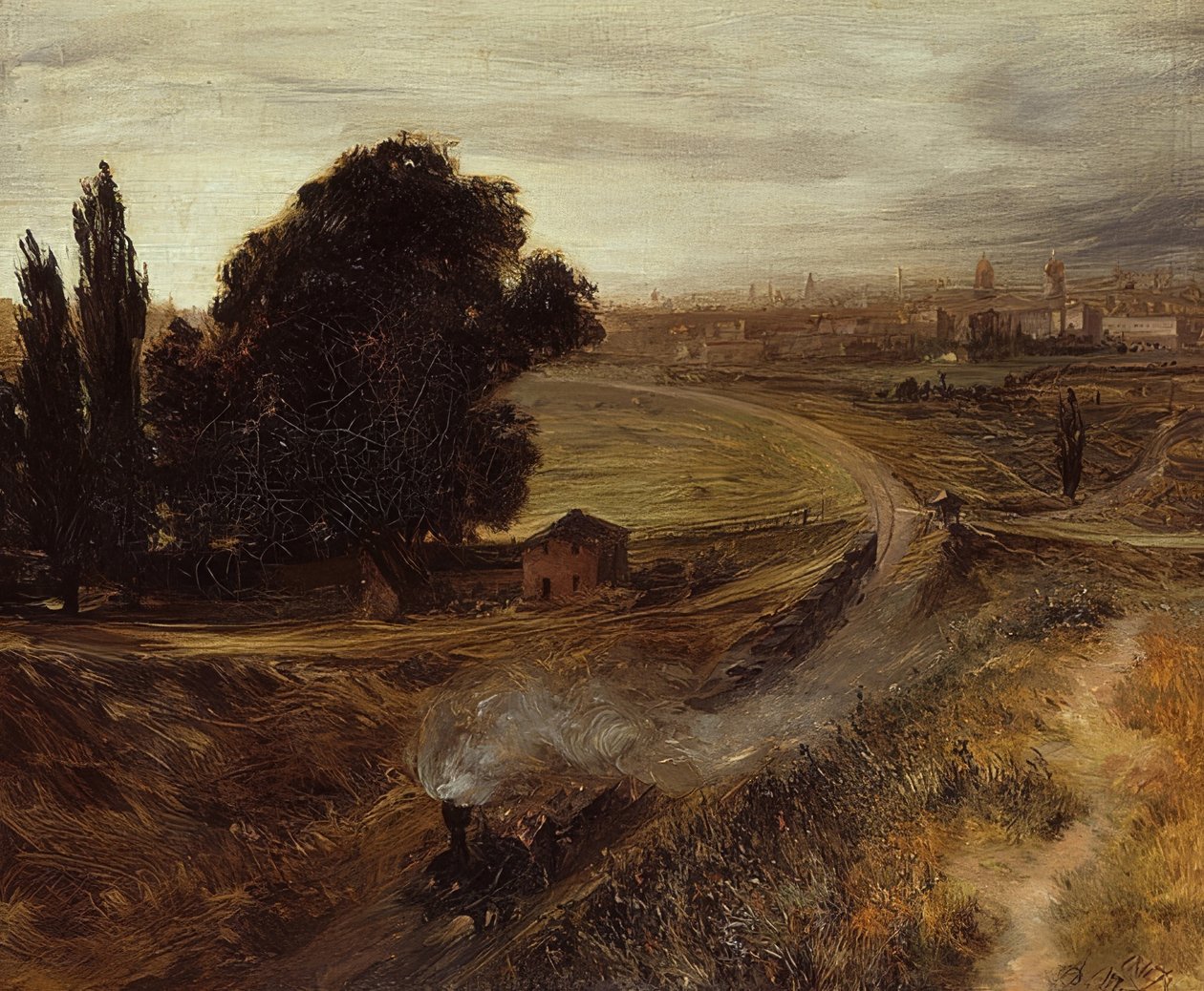 Berlin-Poczdamska Kolej. 1847 autorstwa Adolph Menzel