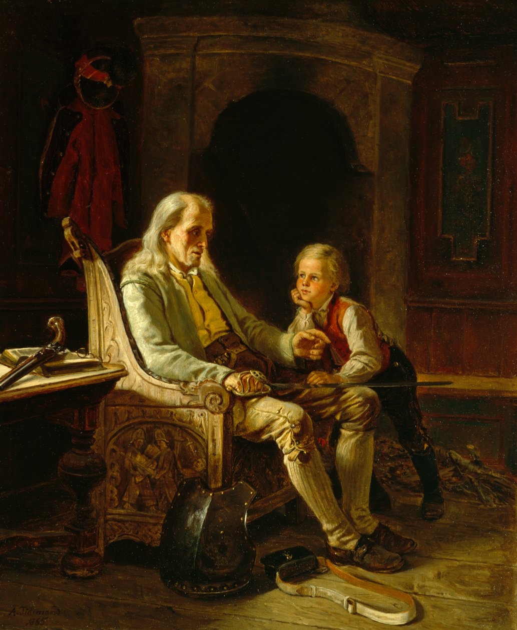 Wspomnienia dziadków autorstwa Adolph Tidemand