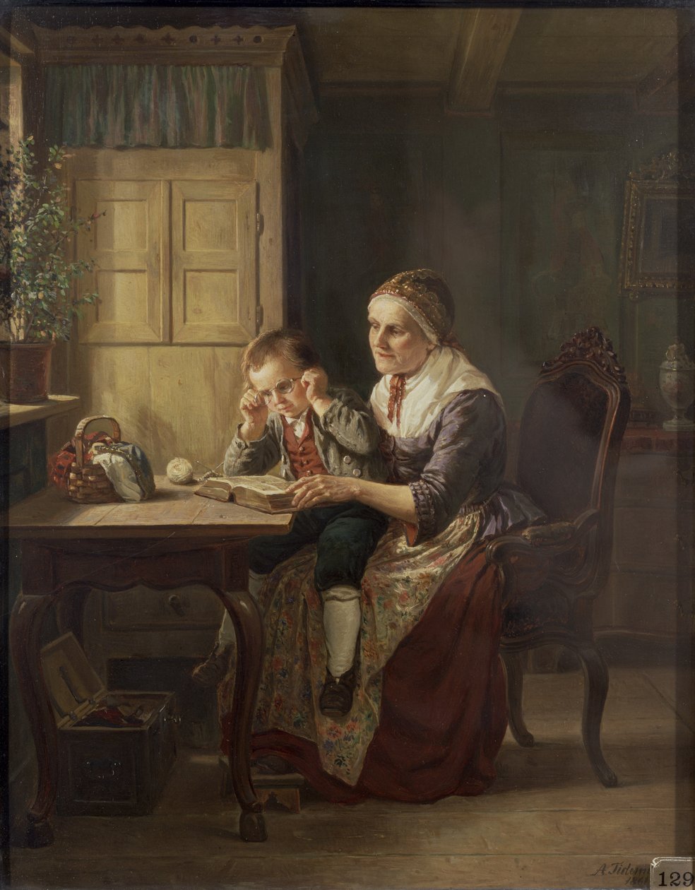 Kochanie babci autorstwa Adolph Tidemand