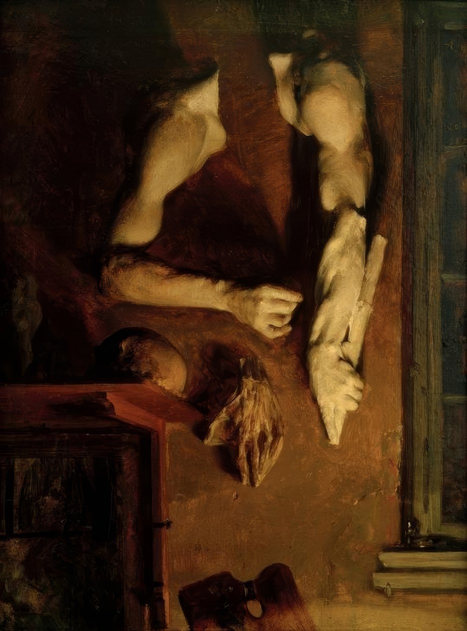Ściana studia autorstwa Adolph Menzel